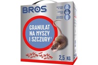Granule pre myši a potkany Bros 2,5 kg jed