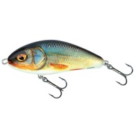 Wobler Jerk Salmo Fatso 10cm 52g Real Roach 1,2-2m Potápavý Wobler Jerk Salmo Fatso 10cm 52g Real Roach 1,2-2m Potápavý