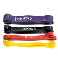 Sada posilňovacích pásov na cvičenie Power Band HMS x4