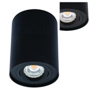 KANLUX LED stropná lampa s pohyblivou trubicou bodová 10W GU10 BORD čierna KANLUX LED stropná lampa s pohyblivou trubicou bodová 10W GU10 BORD čierna