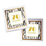 Blahoželanie k 70. narodeninám v krabičke Blahoželanie k 70. narodeninám v krabičke