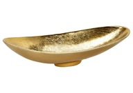 Zlatý kovový hliníkový tanier 30 cm Zlatý kovový hliníkový tanier 30 cm