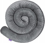 Nárazník do postele 300 cm Bavlna GREY MINKY Nárazník do postele 300 cm Bavlna GREY MINKY