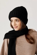 Čiapka - 100% merino vlna SOPHIE - DEEP BLACK Čiapka - 100% merino vlna SOPHIE - DEEP BLACK