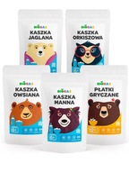 Ovsená, Krupicová, Špaldová Kaša + pohánkové vločky Ovsená, Krupicová, Špaldová Kaša + pohánkové vločky