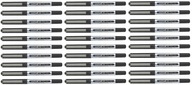 Uni-Ball UB-150 guľôčkové pero čierne 0,3 mm x 30 ks