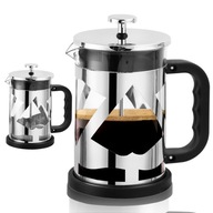 DŽVÁN S PIRÁČKOU NA KÁVU, BYLINKY, OCELOVÝ 1L FRENCH PRESS DŽVÁN S PIRÁČKOU NA KÁVU, BYLINKY, OCELOVÝ 1L FRENCH PRESS