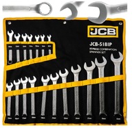 SADA KOMBINOVANÝCH KĽÚČOV 18 PRVKOV OCEL CRV 8-32 MM JCB SADA KOMBINOVANÝCH KĽÚČOV 18 PRVKOV OCEL CRV 8-32 MM JCB
