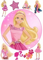 Oblátka na torte BARBIE Postavy Kruhový cukor TLAČ A4 Oblátka na torte BARBIE Postavy Kruhový cukor TLAČ A4