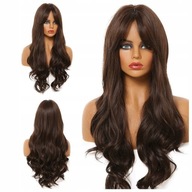 Parochňa hnedé vlasy LIKE NATURAL ofina dlhé vlasy vlny Parochňa hnedé vlasy LIKE NATURAL ofina dlhé vlasy vlny