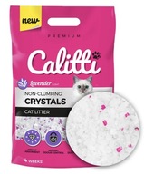 CALITTI Crystals Lavender silikónové stelivo pre mačky 3,8l