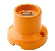 Nástenné svietidlo, porcelánový objímka ORANGE E27 loft PRL Nástenné svietidlo, porcelánový objímka ORANGE E27 loft PRL