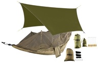 NEO TARP CAMPING TRAP + Hojdacia sieť so SIEŤKOU NA KOMÁRI