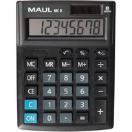 COMPACT MC8 8-polohová stolná kalkulačka, čierna