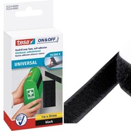 Suchý zips s lepidlom TESA On & Off samolepiaci čierny 100cm/20mm odnímateľný silný Suchý zips s lepidlom TESA On & Off samolepiaci čierny 100cm/20mm odnímateľný silný