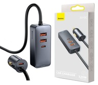 BASEUS AUTONABÍJAČKA 4x USB 120W PPS PD QC BASEUS AUTONABÍJAČKA 4x USB 120W PPS PD QC