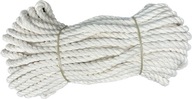 Krútené bavlnené lano, PLACHETNÍK 10MM 25M