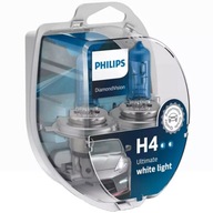 2X XENÓNOVÁ ŽIAROVKA PHILIPS H4 DIAMOND VISION 5000K