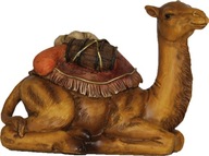 Ťava s batožinou v ľahu - výška 9 cm, postavy 12 cm