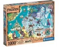 Clementoni Puzzle Frozen Ice Map 1000 ks