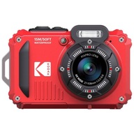 Červený digitálny fotoaparát Kodak WPZ2
