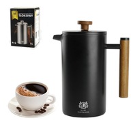VYSOKOPIESTOVÝ VARIČ NA KÁVU, ČIERNA KARAFA NA KÁVU 1l FRENCH PRESS VYSOKOPIESTOVÝ VARIČ NA KÁVU, ČIERNA KARAFA NA KÁVU 1l FRENCH PRESS