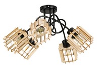 LOFT závesné lusterové stropné svietidlo, drevo, E27 LOFT závesné lusterové stropné svietidlo, drevo, E27