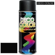 DECO COLOR FARBA V SPREJ ČIERNA RAL 9005 MATNÁ