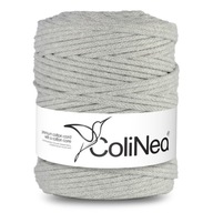 Colinea String sa prepletala pre makramu 100% bavlnu, 5 mm 200 m, svetlo šedá Colinea String sa prepletala pre makramu 100% bavlnu, 5 mm 200 m, svetlo šedá