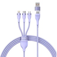 Baseus USB kábel 3v1 USB-C MicroUSB Lightning 1,2 m