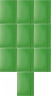 A4 kartónová zložka Esselte s gumičkou, zelená x 10