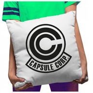 Funny Vankúš Capsule Corp Bulma Vegeta Fana Funny Vankúš Capsule Corp Bulma Vegeta Fana