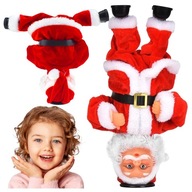 SANTA CLAUS TANCING hrá vianočné melódie TANCUJE NA HLAVE dekorácia SANTA CLAUS TANCING hrá vianočné melódie TANCUJE NA HLAVE dekorácia