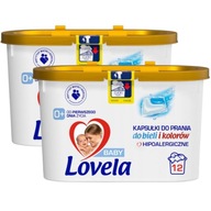 LOVELA HYPOALLERGENIC Laundry Capsules 12 ks x2
