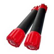 Fitness činky neoprénová rukoväť 2x1kg sada 2 ks Fitness činky neoprénová rukoväť 2x1kg sada 2 ks