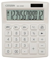 Kalkulačka Citizen SDC-812NRWHE biela Kalkulačka Citizen SDC-812NRWHE biela