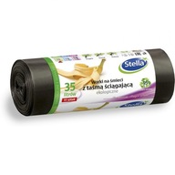 Ekologické vrecia na odpad 35L, 15 ks. s páskou (LD Ekologické vrecia na odpad 35L, 15 ks. s páskou (LD