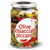 Zelené olivy s feferónkou 520g Zelené olivy s feferónkou 520g
