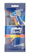 Holiace strojčeky Gillette Blue II Plus 5 ks.