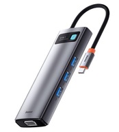 Baseus Gleam Hub USB, HDMI, RJ45, Micro SD adaptér