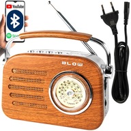 RETRO BLUETOOTH KUCHYNSKÉ RÁDIO PRENOSNÉ DO STAVBY RETRO BLUETOOTH KUCHYNSKÉ RÁDIO PRENOSNÉ DO STAVBY