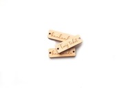 Štítok TAG drevená preglejka Vaše logo10 ks