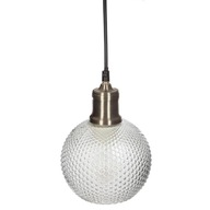 SKLENENÝ LUSTER, ELEGANTNÁ GUĽOVÁ LAMPA, 15x19 cm SKLENENÝ LUSTER, ELEGANTNÁ GUĽOVÁ LAMPA, 15x19 cm