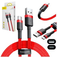 BASEUS USB / USB-C QC3.0 kábel 2A 200cm NYLON TYP-C 2m PD KVALITA SILNÝ BASEUS USB / USB-C QC3.0 kábel 2A 200cm NYLON TYP-C 2m PD KVALITA SILNÝ