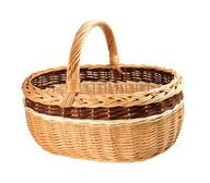 VEĽKÝ prútený nákupný košík HUBY PICNIC XxL VEĽKÝ prútený nákupný košík HUBY PICNIC XxL