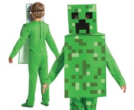 Oblečenie Creeper Minecraft kostým Karnevalové maškarné šaty 7-8 rokov Oblečenie Creeper Minecraft kostým Karnevalové maškarné šaty 7-8 rokov