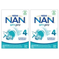 Nestle Nan Optipro 4 set 2x 650 g Nestle Nan Optipro 4 set 2x 650 g