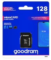 Pamäťová karta GOODRAM 128GB UHS I MicroSD + adaptér