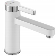 Umývadlová batéria Polo Low White Chrome - REA Umývadlová batéria Polo Low White Chrome - REA