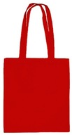 Super pevná červená bavlnená taška s hrúbkou 280g/m
